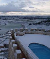 Paisaje invernal desde las almenas del Castillo de Curiel