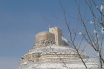 El Castillo de Curiel de Duero nevado